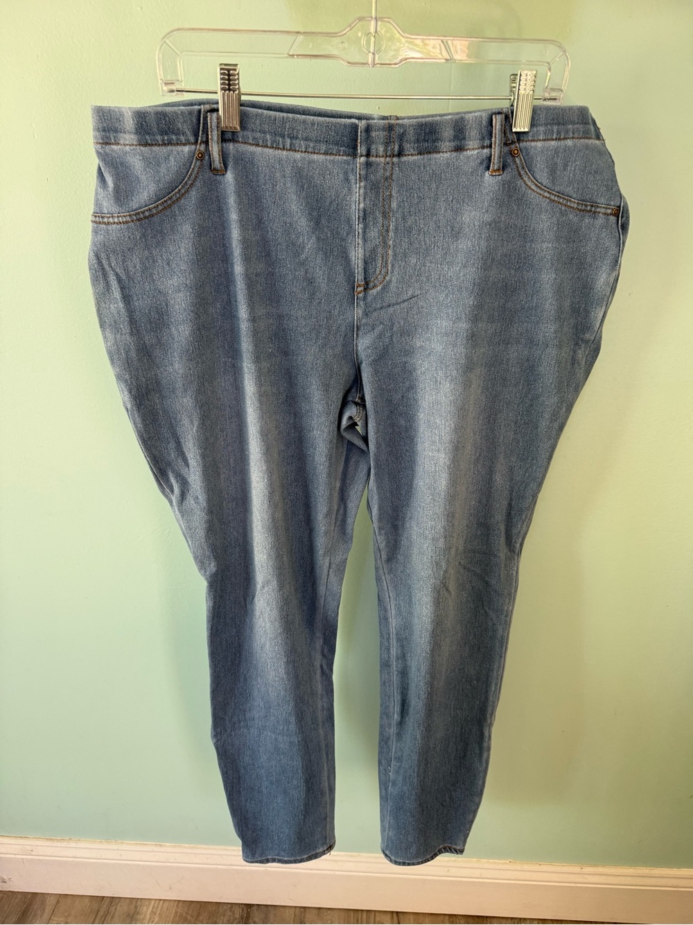 Time & Tru Light Wash Denim Jeans Size XXL